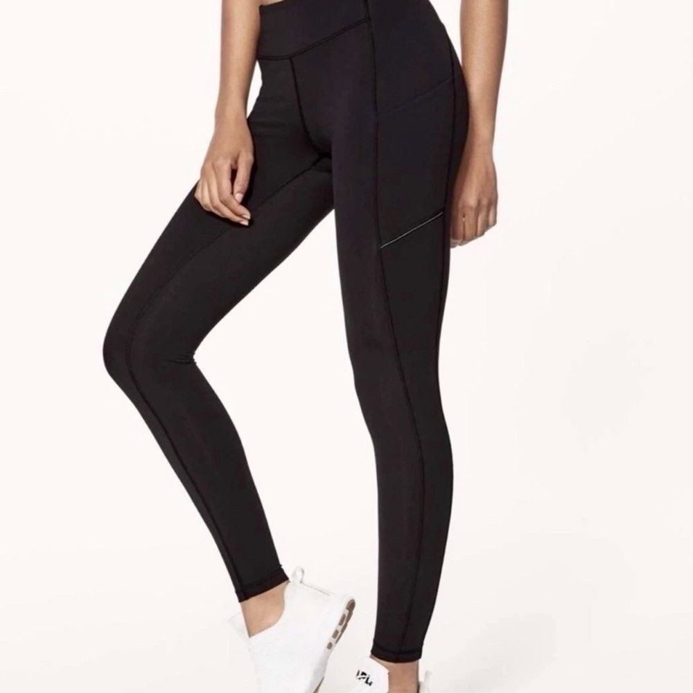 LULULEMON BLACK SPEED-UP TIGHT LEGGINGS